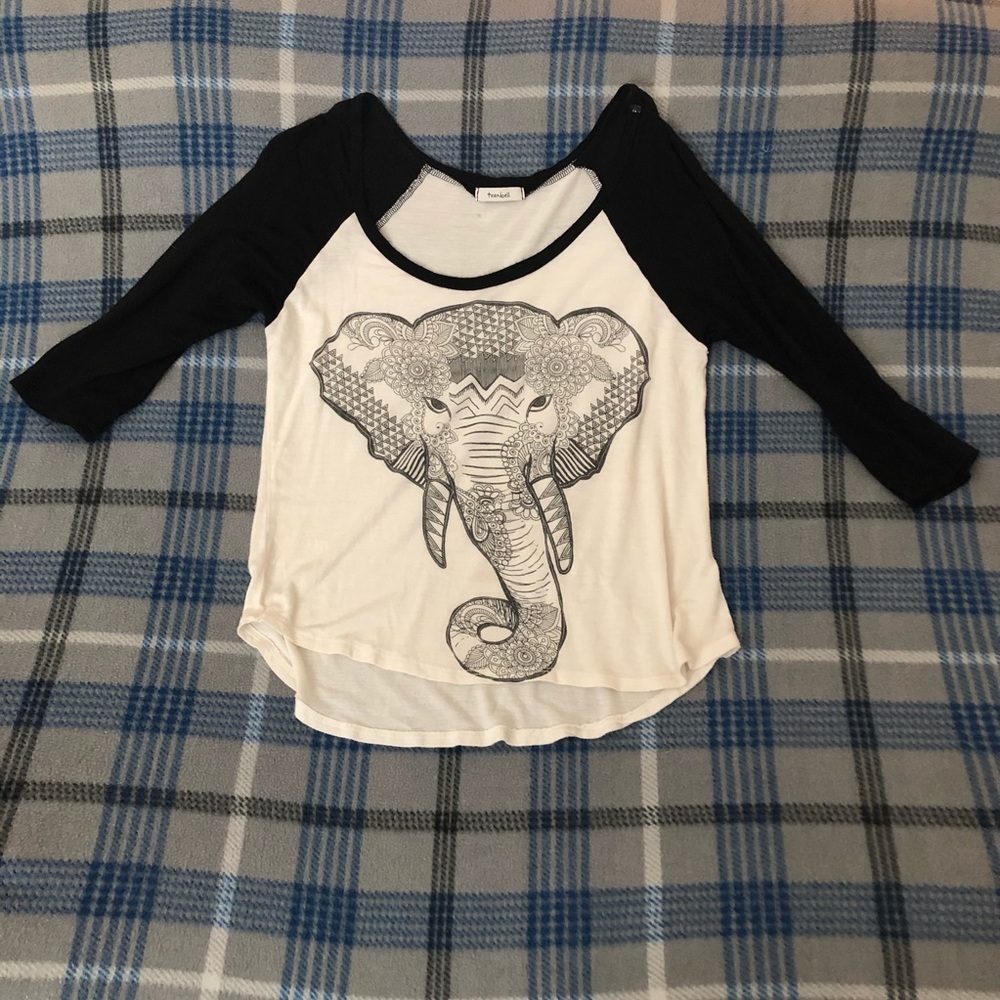Teenbell Elephant 3/4 Sleeve Shirt